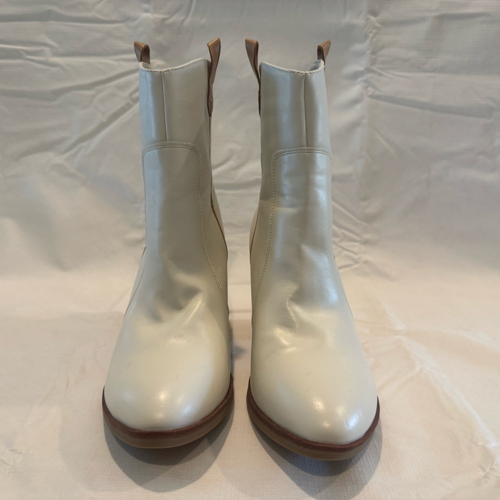MIA Cream Ankle Booties